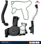 Kit Separador de Aceite PCV (Válvula de Ventilación del Cárter) con Mangueras y Junta – Audi / VW 2.0L · OEM 06H103495AE